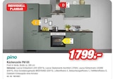 Küchenzeile PN105 im Angebot bei Möbel AS in Speyer Küchenzeile PN105 Angebote von Pino bei Möbel AS Speyer für 1.799,00 €