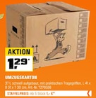Umzugskarton im Angebot bei OBI in Arnsberg Umzugskarton Angebote bei OBI Arnsberg für 1,00 €