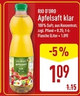 Apfelsaft klar von RIO D'ORO für 1,09 € bei ALDI Nord im Angebot Apfelsaft klar von RIO D'ORO im aktuellen ALDI Nord Prospekt