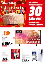 Aktueller MediaMarkt Saturn Prospekt mit Fernseher, "Wir erfüllen deine Wünsche seit 30 Jahren!", Seite 1