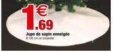 Jupe de sapin enneigée en promo chez Bazarland Jupe de sapin enneigée dans le catalogue Bazarland