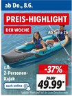 2-Personen-Kajak Angebot im Lidl Bremen Prospekt Lidl Bremen Prospekt mit 2-Personen-Kajak im Angebot für 49,99 €