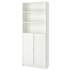Aktuelles Bücherregal mit Türen weiß Angebot bei IKEA in Karlsruhe ab 99,99 €