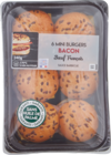 6 mini burgers de bœuf au bacon dans le catalogue Carrefour