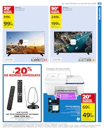 Offre Télécommande Tv dans le catalogue Carrefour du moment à la page 49