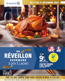 Prospectus E.Leclerc à Achères, "UN RÉVEILLON GOURMAND à prix E.Leclerc", 40 pages de promos valables du 17/12/2024 au 31/12/2024