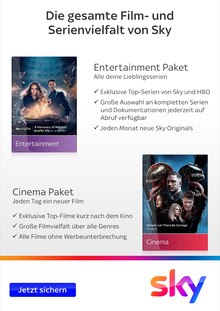 Aktueller Sky Prospekt Sky Prospekt "Filme und Serien von Sky & Netflix" mit 4 Seiten