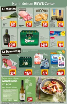 Mineralwasser im REWE Prospekt "Dein Markt" mit 40 Seiten (Bonn)