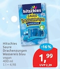 Saure Drachenzungen Wassereis blau von Hitschies für 1,99 € bei budni im Angebot Saure Drachenzungen Wassereis blau von Hitschies im aktuellen budni Prospekt