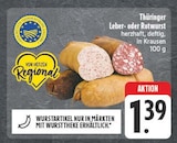 Leberwurst im Angebot bei EDEKA in Nürnberg Leberwurst Angebote bei EDEKA Nürnberg für 1,39 €