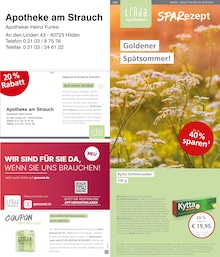 LINDA Premiumapotheke Prospekt für Solingen mit 3 Seiten LINDA Premiumapotheke Prospekt für Solingen: "Aktuelle Angebote", 3 Seiten, 01.09.2025 - 30.09.2025