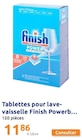 Tablettes pour lave-vaisselle - Finish en promo chez Action Alfortville à 11,86 €