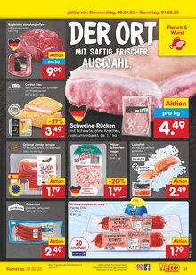 Wurst im Netto Marken-Discount Prospekt "Aktuelle Angebote" mit 56 Seiten (Saarbrücken)