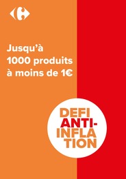 Prospectus Carrefour "Défi anti-inflation", 1 page, 26/10/2022 - 30/11/2022
