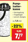 Pumpisolierkanne Angebote bei Thomas Philipps Koblenz für 7,77 €