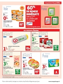 Promotion Cheddar dans le prospectus Auchan Hypermarché, valable du 20/10/2026 au 25/10/2026 Promo Cheddar dans le catalogue Auchan Hypermarché du moment à la page 41