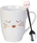 Mug avec cuillère «tête de chat» dans le catalogue Cora