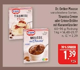 Tiramisu Creme Angebote von Dr. Oetker bei Marktkauf Nürnberg für 1,39 €