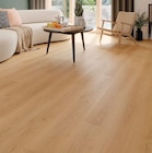Castorama - Sol stratifié Kingston 2 GoodHome, effet chêne, L. 125,7 x l. 19,2 cm x ép. 10 mm : offre du catalogue Promo Sol stratifié Kingston 2 GoodHome, effet chêne, L. 125,7 x l. 19,2 cm x ép. 10 mm à 16,99 € dans le catalogue Castorama ""