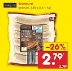 Netto Marken-Discount Langerwehe - Bratwurst Angebot im Prospekt Bratwurst bei Netto Marken-Discount im Langerwehe Prospekt für 2,79 €