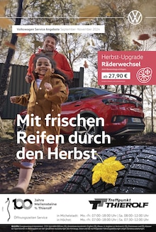 Aktueller Volkswagen Michelstadt Prospekt "Mit frischen Reifen durch den Herbst" mit 1 Seite