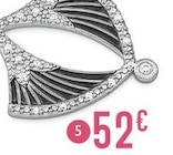 Collier en argent rhodié, oxydes de zirconium et laque à 52,00 € dans le catalogue E.Leclerc