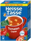 Huhn mit Nudeln oder Tomaten Creme Angebote von Heisse Tasse bei REWE Rodgau für 0,99 €