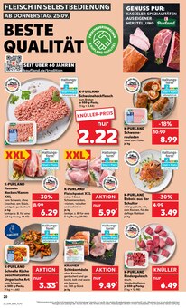 Fleisch im Kaufland Prospekt "Hier bin ich richtig" mit 60 Seiten (Mülheim (Ruhr))