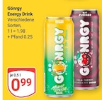Aktuelles Gönergy Energy Drink Angebot bei GLOBUS in Neuwied ab 0,99 €