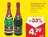 Sekt Flaschengärung im Angebot bei Netto Marken-Discount in Eisenach Sekt Flaschengärung Angebote von Rotkäppchen bei Netto Marken-Discount Eisenach für 4,29 €