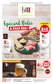 Catalogue Supermarchés Bi1 en cours à Raon-l'Étape et alentours, "Spécial Italie À PRIX BAS !", 16 pages, 11/03/2025 - 23/03/2025