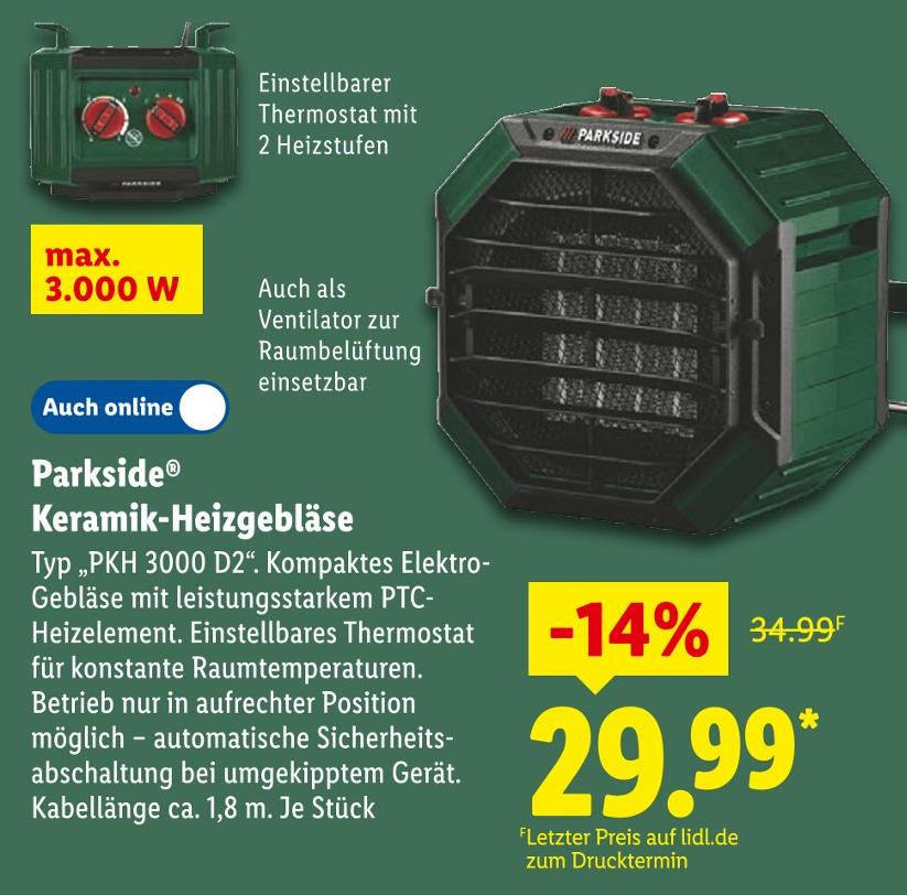 Keramik-Heizgebläse