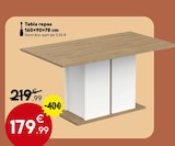 Table repas 160×90×78 cm dans le catalogue Maxi Bazar