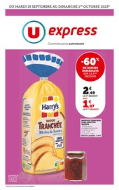 Catalogue Supermarchés U Express en cours à Noisy-le-Sec et alentours, "U Express", 18 pages, 19/09/2023 - 01/10/2023