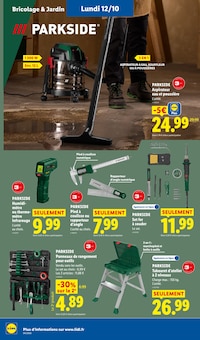 Promotion Pied À Coulisse dans le prospectus Lidl, valable du 08/10/2026 au 14/10/2026 Promo Pied À Coulisse dans le catalogue Lidl du moment à la page 54