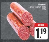 Mettwurst im E center Prospekt Mettwurst von im aktuellen E center Prospekt für 1,19 €