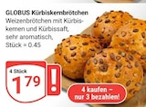 Kürbiskernbrötchen im Angebot bei GLOBUS in Castrop-Rauxel Kürbiskernbrötchen Angebote von GLOBUS bei GLOBUS Castrop-Rauxel für 0,45 €