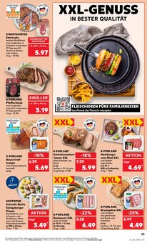 Bratwurst im Kaufland Prospekt "KNÜLLER" mit 56 Seiten (Jena)