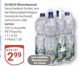 Aktuelles Mineralwasser Angebot bei GLOBUS in Wiesbaden ab 2,99 €