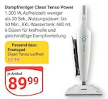 Dampfreiniger Clean Tenso Power Angebote von Leifheit bei GLOBUS Wetzlar für 12,99 €