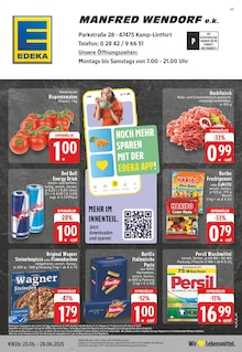 Red Bull im aktuellen EDEKA Prospekt (Kamp-Lintfort) Red Bull im EDEKA Prospekt "Aktuelle Angebote" mit 24 Seiten (Kamp-Lintfort)