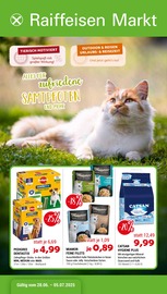 Katzenstreu im Raiffeisen Markt Neunkirchen Prospekt in Hennef Aktueller Raiffeisen Markt Neunkirchen Prospekt mit Katzenstreu, "ALLES FÜR ZUFRIEDENE SAMTPFOTEN UND MEHR", Seite 1