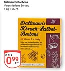 Kirsch-Salbei-Bonbons im Angebot bei GLOBUS in Krefeld Kirsch-Salbei-Bonbons Angebote von Dallmann's bei GLOBUS Krefeld für 0,99 €