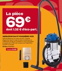 Promo Aspirateur eau et poussières vc25 à 69,00 € dans le catalogue Gedimat à Saint-Maurice-la-Clouère