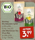 Bio Holunder Apfel oder Bio Grüner Tee Chun Mee Angebote von Bünting bei nahkauf Elmshorn für 3,99 €