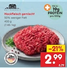 Hackfleisch gemischt von Gut Ponholz für 2,99 € bei Netto Marken-Discount im Angebot Hackfleisch gemischt von Gut Ponholz im aktuellen Netto Marken-Discount Prospekt