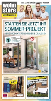 Aktueller wohnstore Westermann Wadersloh Prospekt "Starten Sie jetzt ihr Sommer-Projekt!" mit 11 Seiten