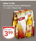 V+ Bier von Veltins im aktuellen GLOBUS Prospekt