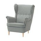 Aktuelles Ohrensessel Sulviken blau/beige Sulviken blau/beige Angebot bei IKEA in Bergisch Gladbach ab 249,00 €