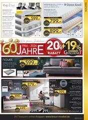 Aktueller BRAUN Möbel-Center Prospekt mit Matratze, "Wir feiern Jubiläum!", Seite 17